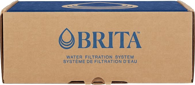 Brita Extra-Large 27-Cup Water Filter Dispenser with Standard Filter, WQA NSF/ANSI Certified, Removes Chlorine Taste & Odor, Reduces Zinc Copper & Mercury, BPA-Free, 1 Filter Included, Lasts 2 Months