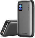 AsperX Laptop Power Bank, 25,000mAh(5S1P) 140W PD 3.1 Fast Charging Portable Charger, TFT Smart Display USB C Battery Pack(92.5Wh) for MacBook/iPhone 17/Dell XPS/Galaxy S25/ipad/HP (Flight-Approved)