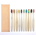 Manual Toothbrush 10PCS Colorful Toothbrush Set Soft Bristle Teeth Whitening Toothbrushes Soft Care Toothbrush(10PCS Mix Color)