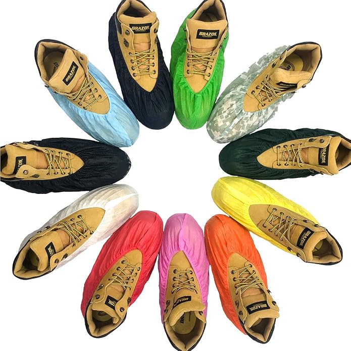 ShuBee Original Disposable, Extra-Large Boot and Shoe Covers, Thicker & Stronger, Durable Protection for Floors - 50 Pairs