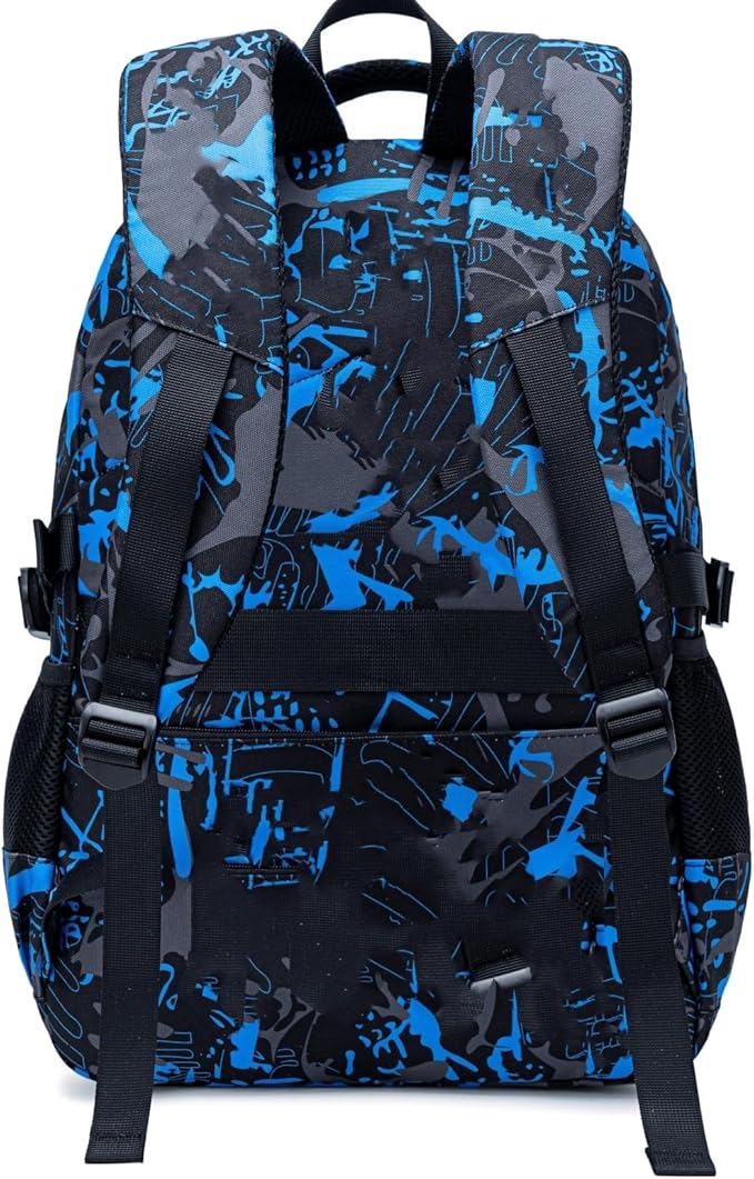 Bluboon Kids Backpack Boys Camo Bookbag Teens Elementary School Bag Daypack Travel Back Pack Middle school (Camo-princekin)
