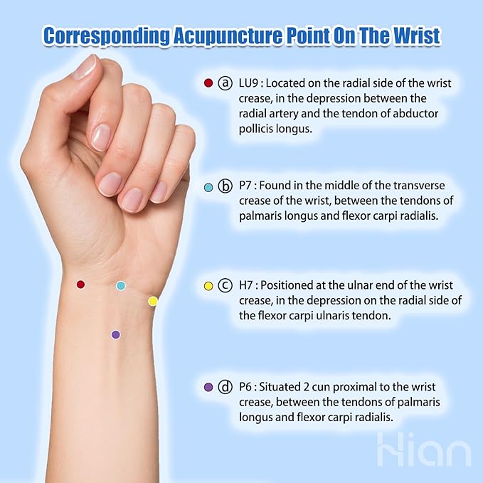 Motion Sickness Bracelets Wristband Sea Sickness for Adult Kids & Pregnant Women, Acupressure Anti Nausea Wristbands for Car Sea Air Cruise Travel Sickness, Relief Motion/Morning Sickness-2 Pairs