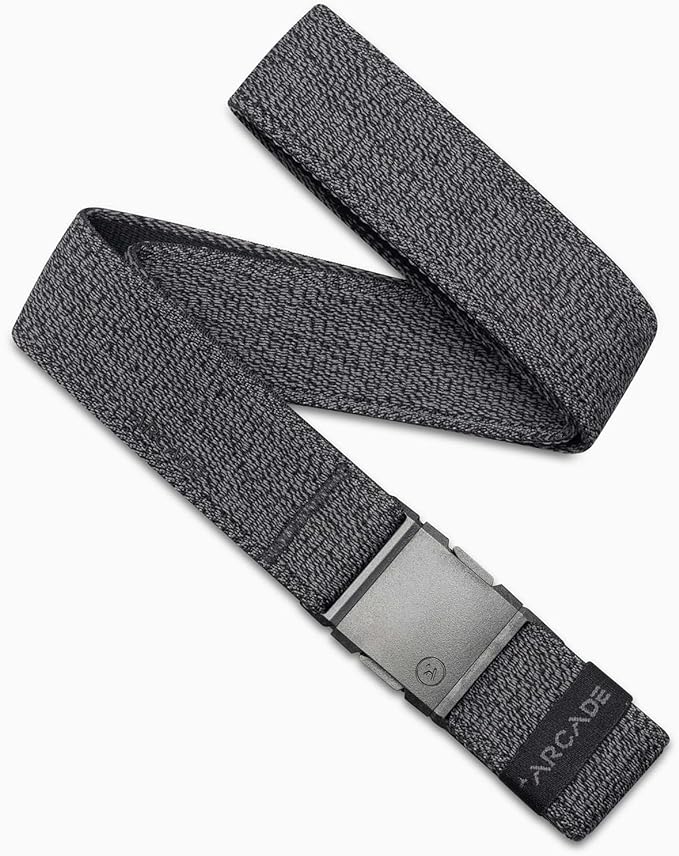 Arcade Belts A2 Slim Adventure Belt: Heavy Duty Stretch, Metal Free Buckle