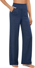 G4Free EverGoing Yoga Pants Women Wide Leg Pants with Pockets High Waist Stretch Dress Casual Sweatpants Petite/Regular/Tall