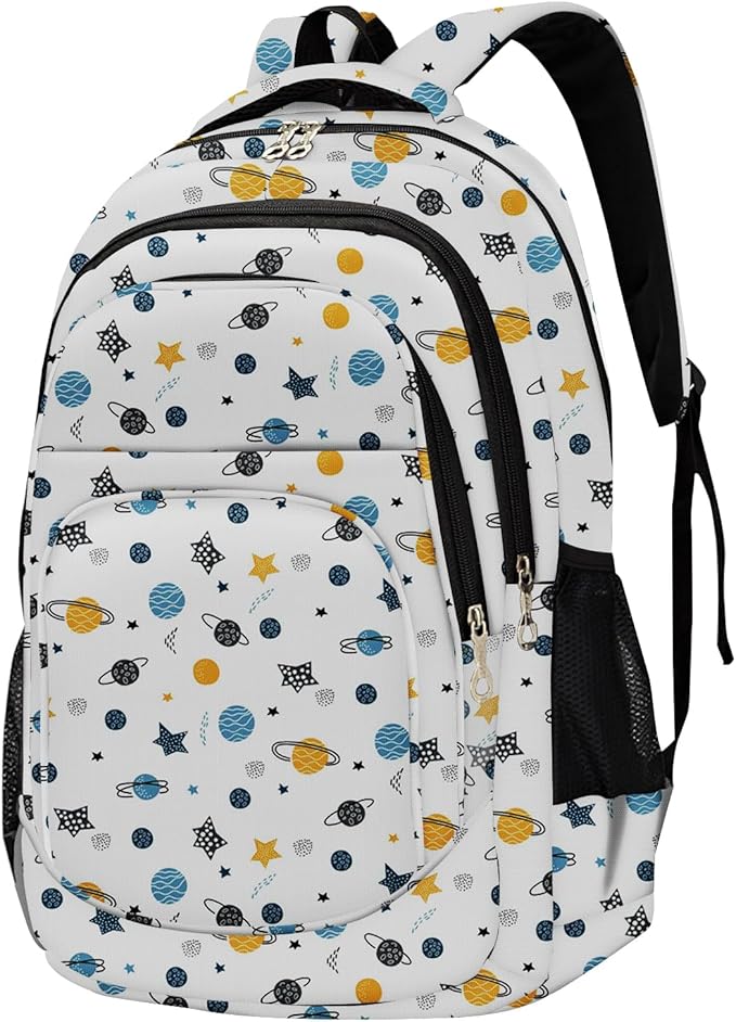 rickyh style School Backpack Travel Bag for Men & Women Lightweight College Back Pack with Laptop Compartmen
