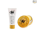 Karité Nourishing Hand Cream & Lip Balm Travel Collection - Shea Butter, Organic Jojoba & Rosehip Oil Blend - Bliss for Dry Lips & Hands - Intense Hydration, Cruelty-Free, Hypoallergenic Vegan Lip & H