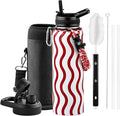 RAYMYLO 2026 Soccer Biggest Event Edition Insulated Water Bottle 40 oz, Nation Flag Design, Best Souvenir & Gift for World Soccer Lover, Vacuum Stainless Steel (Cold for 36Hrs), Leak Proof & Non-BPA