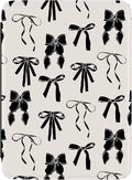 Casely Kindle Case | Goth Girlie | Black Bows | Compatible with 7" Kindle Colorsoft and 7" Kindle Paperwhite (12th Gen 2024 Edition) | Auto Sleep/Wake | Hand Strap | Vegan Leather