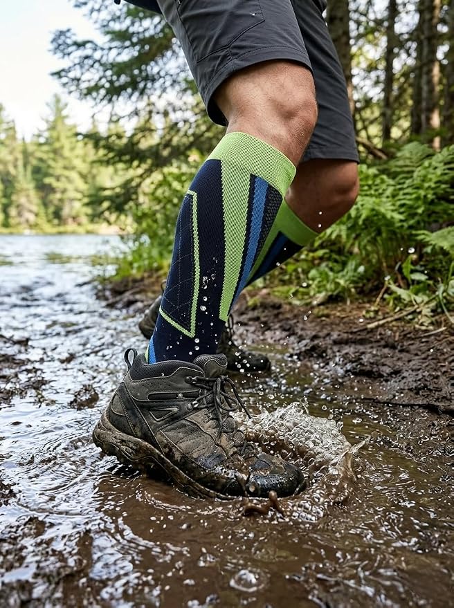 RANDY SUN Waterproof Breathable Knee High Kayaking Hunting Fishing Socks