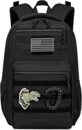 Kids Tactical Backpack Army Molle Bookbag Military Boys Backpack for School, Outdoor, Camping, Black