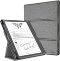 CoBak Stand Case for Kindle Scribe - Premium Folio Leather Cover with Pen Holder, Auto Sleep/Wake - Compatible with 10.2 Inch Kindle Scribe (2022/2024 Release)