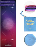 Mantra Yoga Travel PRO 1.5mm with Knee Pad - Foldable Fitness & Exercise Mat with Bag | Lightweight, Compact & Eco-Friendly | Non-Slip & Washable | For All Types of Yoga | 72" L x 24" W | 2.6 lbs