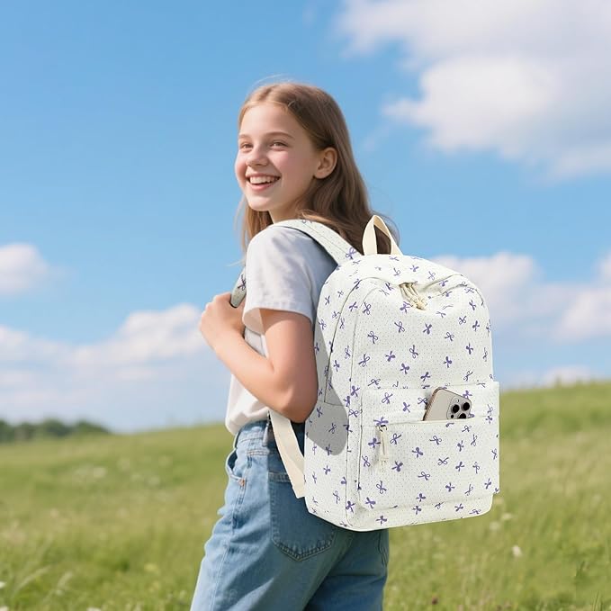 LEDAOU Backpack for Girls School Bag Kids Bookbag Teen Backpack Set Daypack with Lunch Bag and Pencil Case | Kids, Bookbag, Daypack, with Lunch Bag, and Pencil Case