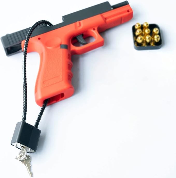 Cable Gun Locks with Keys Hunting Sports- Keyed Alike 15" Cable Gun Safe Lock CA DOJ Approved for Pistols, Handguns, Rifles, and Shotguns, Home, Storage Firearm Locking and Safety