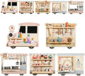 Wooden Sensory Wall Panel for Kids Activity Wall Busy Board with Wooden Toolboxes, Kitchen, Doctor Kit & More! Wall-Mounted Learning Toy for Preschoolers (3+), STEM Play