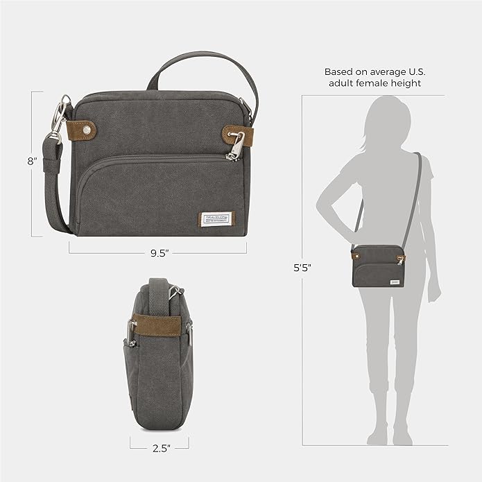 Travelon Anti-Theft Heritage Small Crossbody Bag