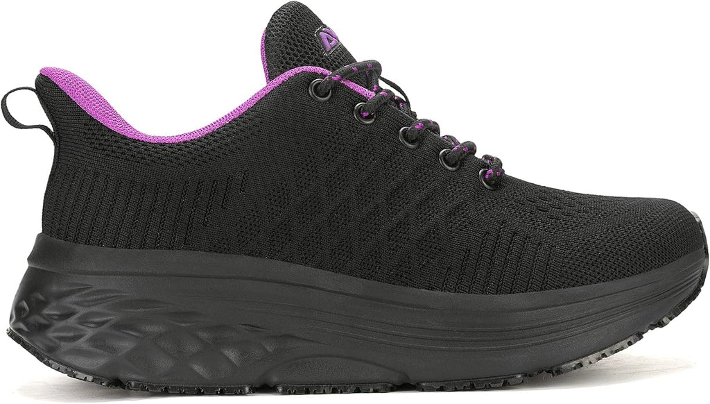 AVW Womens Non Slip Work Shoes Water Resistant Walking Sneakers Food Service Chef Kitchen Shoes