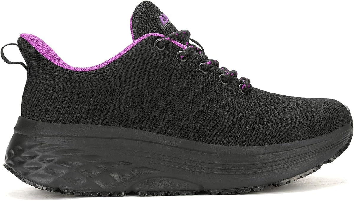 AVW Womens Non Slip Work Shoes Water Resistant Walking Sneakers Food Service Chef Kitchen Shoes