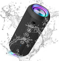 Ortizan Portable Bluetooth Speaker (1st Gen), IPX7 Waterproof, Wireless, Big Sound and Deep Bass, TWS Pairing, 30Hrs of Playtime, for Home/Party/Outdoor/Beach, Birthday Gifts for Men Women - Black