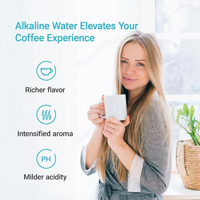 AQUA CREST PF-AL Alkaline Water Filter Replacement for Waterdrop® Pitcher and Dispenser Filtration System, Fits Waterdrop® PF-AL, Reduces PFOA/PFOS, Chlorine, Last Up to 100 Gallons, 1 Pack