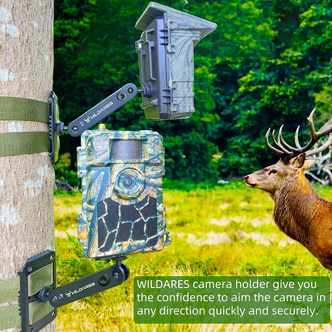 1" x 6.6' Trail Cam Strap,Game Camera Straps,Trail Camera mounting Straps,1800 lbs,Heavy-Duty,Tree Belts,Durable Nylon Fiber,Long-Lasting Alloy Buckle,Pack of 2
