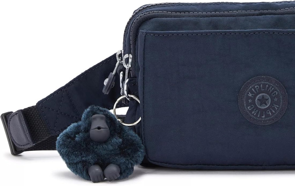 Kipling Women’s Abanu Multi Crossbody Bag, Lightweight, Adjustable Nylon Waist Pack with Multi-Compartment Zip Pockets