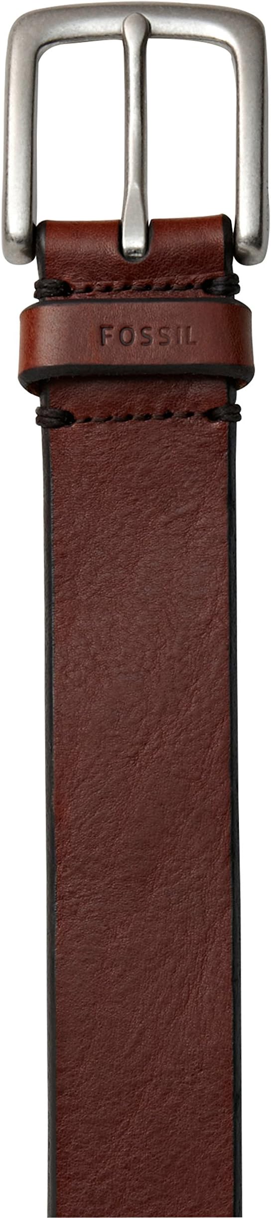 Fossil Brown Leather Belt for Men