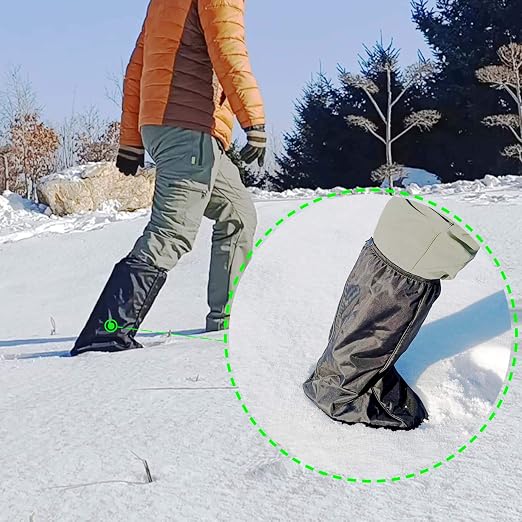 Medical Boot Cover for Fracture Walking Black Tall 2024, Large | Water Resistant Slip Resistant Rubber Sole Easy On and Off Snug Fit