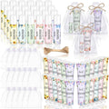 48 Sets Best Mom Ever Church Gifts Bulk for Women Birthday Gifts for Mom Hand Cream and Lip Balm Set with Organza Bag Thank You Card Mother Gift Bag Stuffers