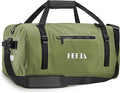 HEETA Waterproof Motorcycle Dry Bag, Waterproof Duffel Luggage Travel Bags with Zippered Closure & Pocket, Shoulder Straps, Large Space for Motorcycling Camping Commuting Boating (Green, 70L)