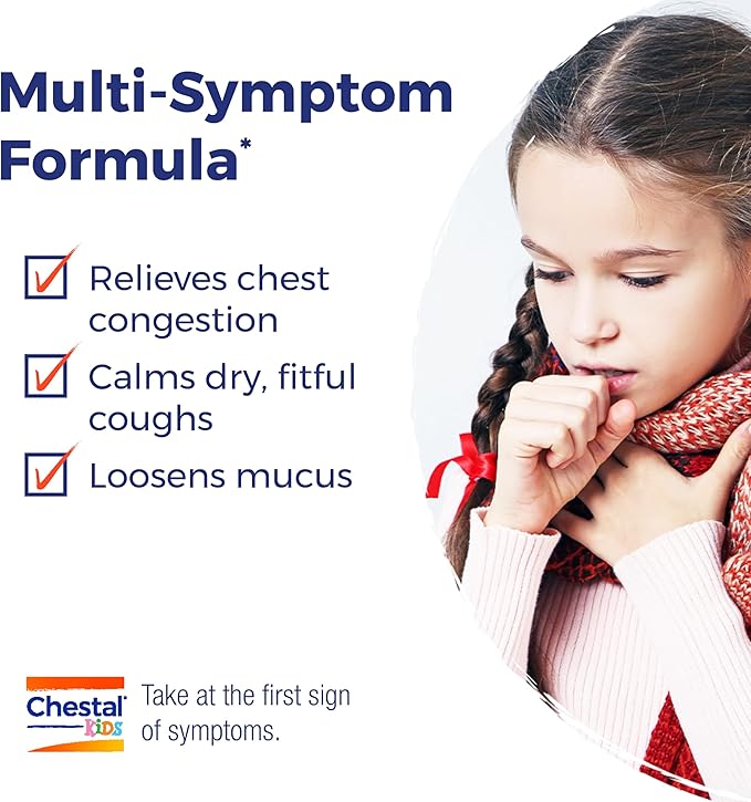 Boiron Chestal Kids Pellets for Cough and Mucus Relief, Nasal or Chest Congestion, and Sore Throat Relief - (320 Total Pellets),80 Count(Pack of 4)