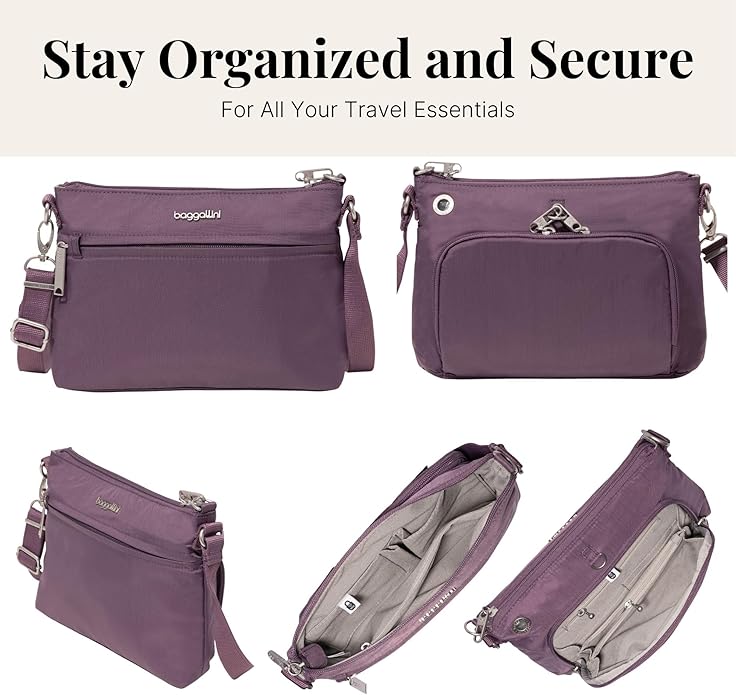 Baggallini Securtex™ Anti-Theft Memento Crossbody