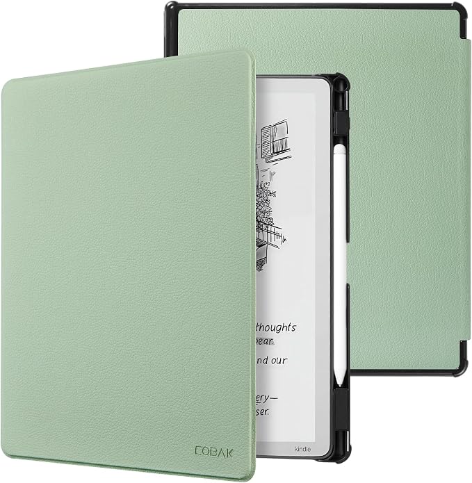 CoBak Case for 11" Kindle Scribe 3rd Generation 2025, Kindle Scribe Colorsoft - All New PU Leather Cover with Auto Sleep Wake, Pen Holder for Scribe 11" 2025 Released