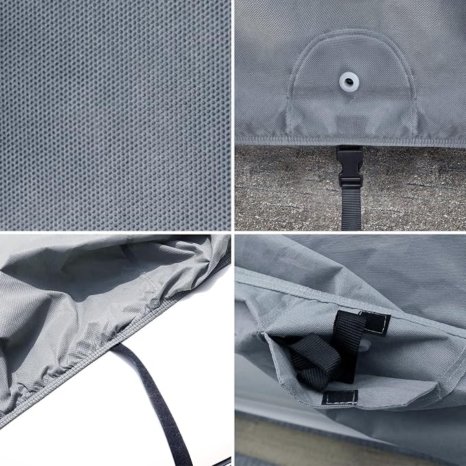 Leader Accessories SUV Car Covers for Automobiles All-Weather Limited Waterproof, Breathable Full-Exterior Covers for Indoor and Outdoor Use, Fits 207"-230"