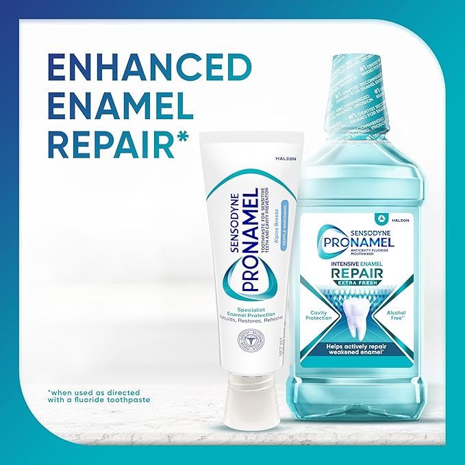 Sensodyne Pronamel Gentle Whitening Alpine Breeze Toothpaste - 0.8 ounce -Travel Size