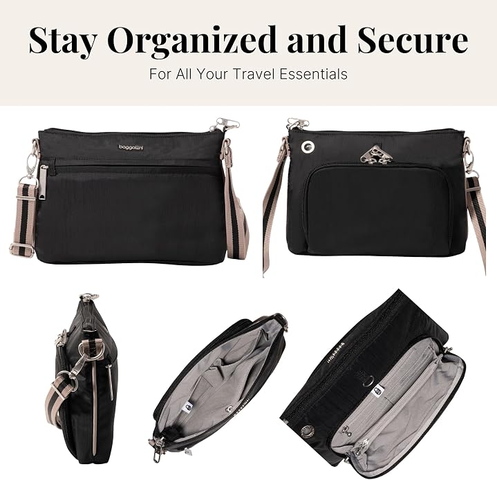 Baggallini Securtex™ Anti-Theft Memento Crossbody