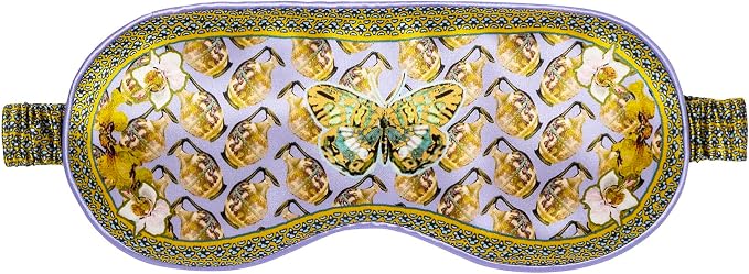 slip Pure Silk Sleep Mask - 100% Pure 22 Momme Mulberry Silk Eye Mask - Comfortable Sleeping Mask with Elastic Band, Zodiac Collection: Aquarius