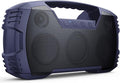 IPX7 Waterproof Outdoor Bluetooth Speaker, Wireless, 90W(Peak), 32H Playtime, Floating Design, Deep Bass & Loud Stereo Sound, Portable with Handle, Rugged for Pool, Beach, Kayaking, Hiking, Navy Blue