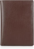 Polare Luxury RFID Blocking Leather Passport Holder Travel Wallet For Men and Women (Coffee)