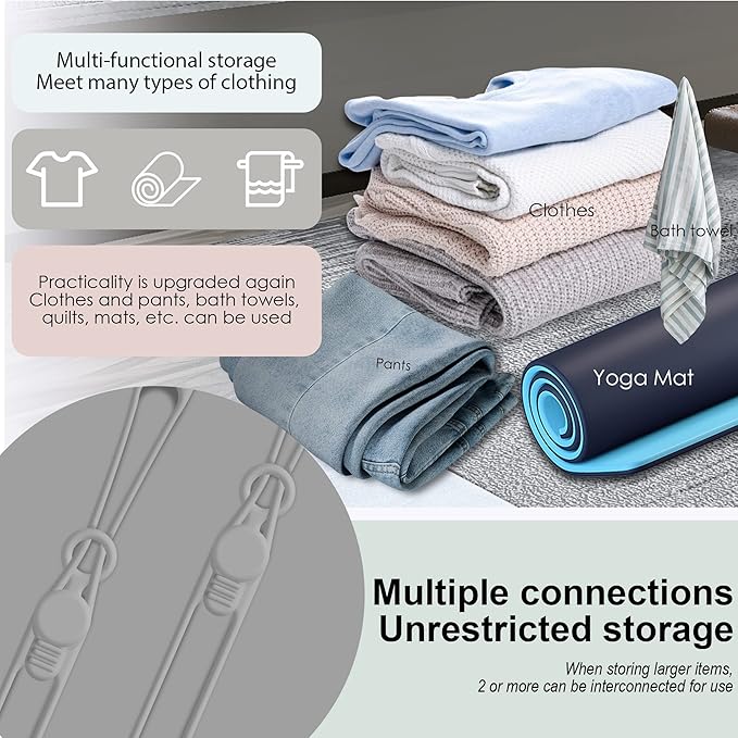 Silicone Cable Ties Cord Organizer for Cable Management, 16PCS 4.2" and 7.1" Reusable Cable Organizer Electronic Accessories for Home, Office, Kitchen, School, Travel (Grey)