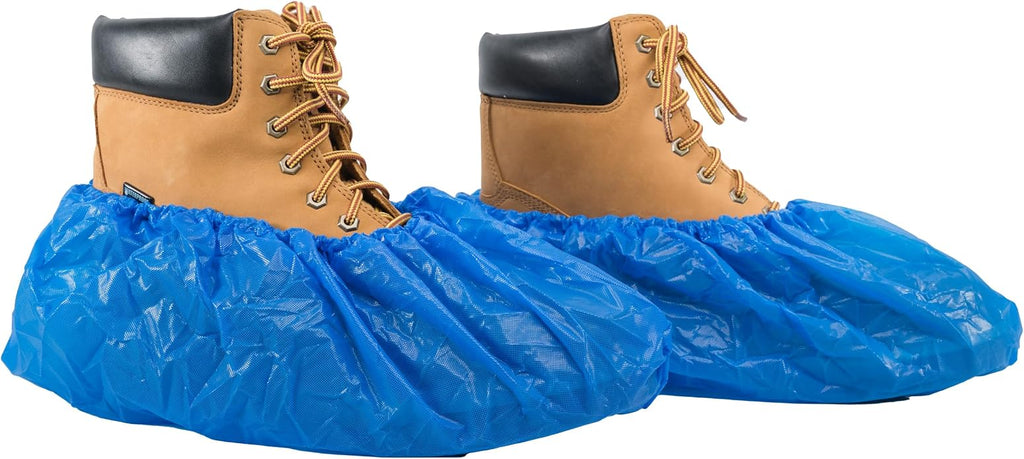 Waterproof Shoe Covers Disposable Non Slip Extra Large Boot Cover - (40 Pairs)