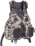 BASSDASH Strap Fishing Vest Adjustable for Men and Women, for Fly Bass Fishing and Outdoor Activities