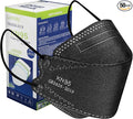 kn95 Face Masks 50 Pack, Breathable Comfortable and Disposable KN95 Mask, Black