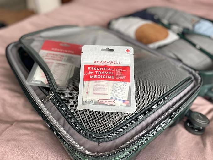 Weekend + Adventure Travel Medicine Bundle (2-Kit Set) | TSA Approved, Doctor-Curated OTC Medications for International Travel, Cruises & Emergencies | 76 Tablets for Pain, Allergy, Nausea