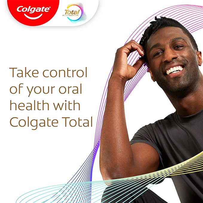 Colgate Total Active Prevention Clean Mint Toothpaste, Anticavity Toothpaste with Fluoride, Clinically Proven to Help Fight Plaque Bacteria, Helps Minimize Bad Breath, 5.1 oz