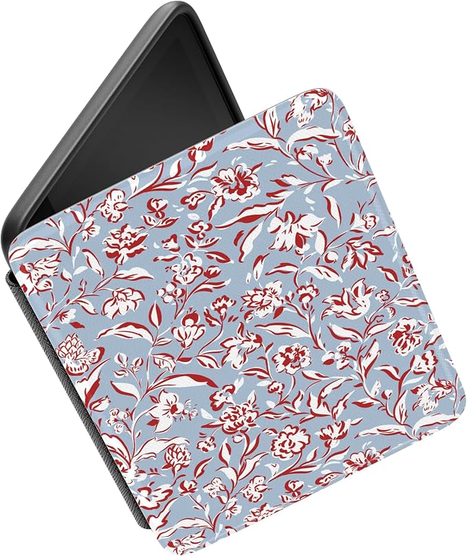 Casely Kindle Case | Coastal Carolina | Painted Flowers | 7” Kindle Colorsoft and 7” Kindle Paperwhite (12th Gen)