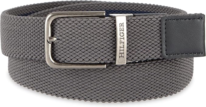 Tommy Hilfiger Men's Reversible Leather Belt, 2‑in‑1 Design for Dress Or Casual Wear