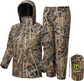 TIDEWE Rain Suit, Waterproof Breathable Lightweight 2 Pieces Rainwear