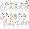 24 Pack Thank You Hand Sanitizer Keychain Bulk Mini Watermelon Hand Sanitizer Gel Scented 1oz Employee Appreciation Gift Bulk for Coworker Teachers Doctors Women Team Christmas Thanksgiving Party