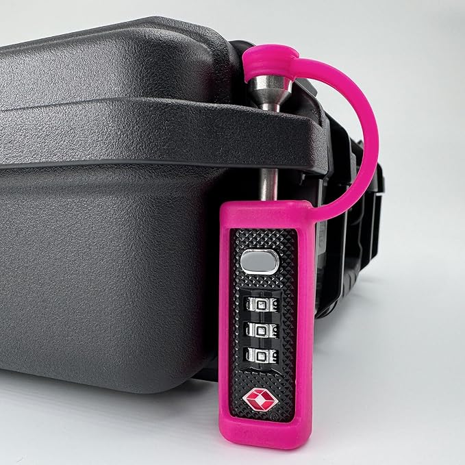 LAFENLIN TSA Approved Firearm Travel Case Locks, Gun Case Hard Pistol Cases Lock Gun Carrying Case Lock, Cut-Proof Case TSA Padlocks for Rifles/Revolver/Handgun/Camera Hard Cases